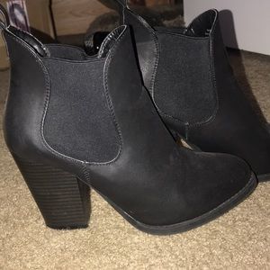 Black booties